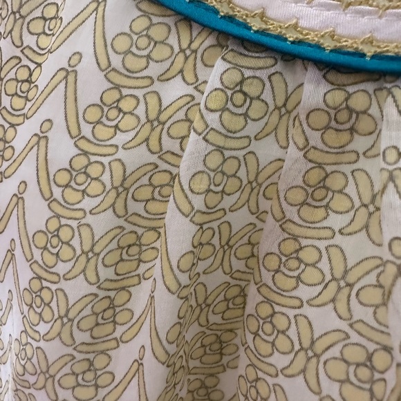 Aryeh silk boho mini dress paisley floral sleeveless size large - Picture 2 of 7